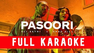 Pasoori | Ali Sethi x Shae Gill | karaoke Instrumental | Coke Studio | Season 14