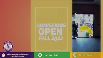 Unlock your future: Fall 2023 admissions now open at Institute of Southern Punjab Multan