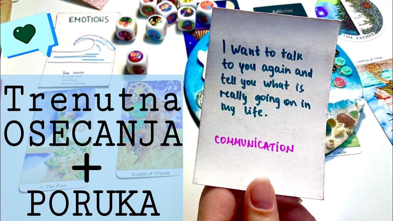 Trenutna OSECANJA Vase osobe + PORUKA 💌💯 biraj tarot grupu 🧿🙌🏻 bezvremensko 🪬✨