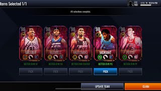 Claiming 103 ovr Ja morant in nba live mobile