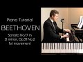 Beethoven Sonata No.17 in D minor, Op.31 No.2, 1st Movement Tutorial