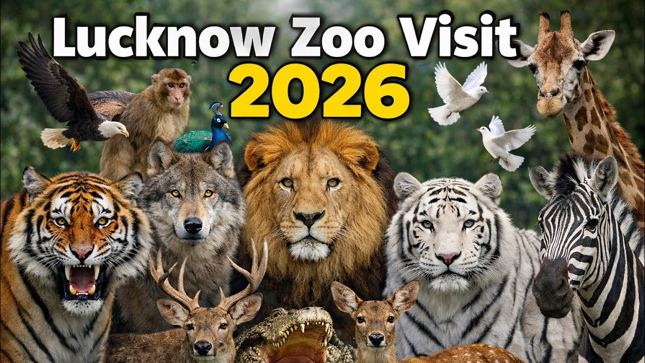 Lucknow Zoo Visit 2026 | Amazing Wildlife & Animals 🦁🐅 