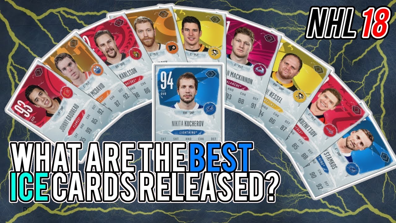 NHL 18 HUT | What are the best ICE cards released? (Biggest, Budget, Fastest, and More!)