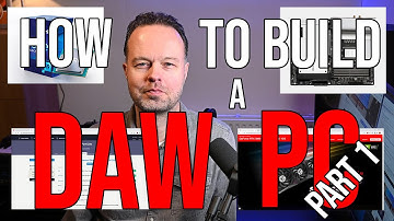 Studio DAW PC upgrade 2021; how to build a desktop audio workstation PC (part 1)