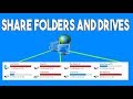 How To Share Files/Folders/Drives Over A Home WiFi Network | Windows 10
