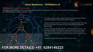 TronMatrix : Power of Tron/ Better than Ethereum Matrix Forsage
