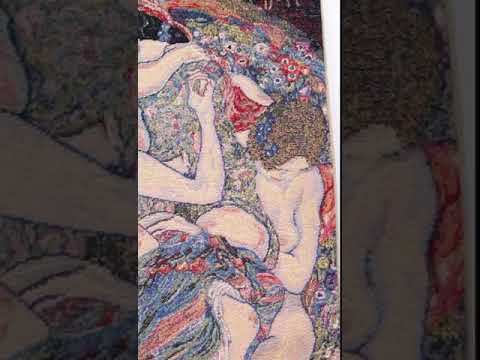 The Virgin by Klimt cushion covers