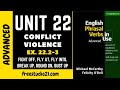 English Phrasal Verbs in Use - Unit 22 - 2, 3 CONFLICT & VIOLENCE