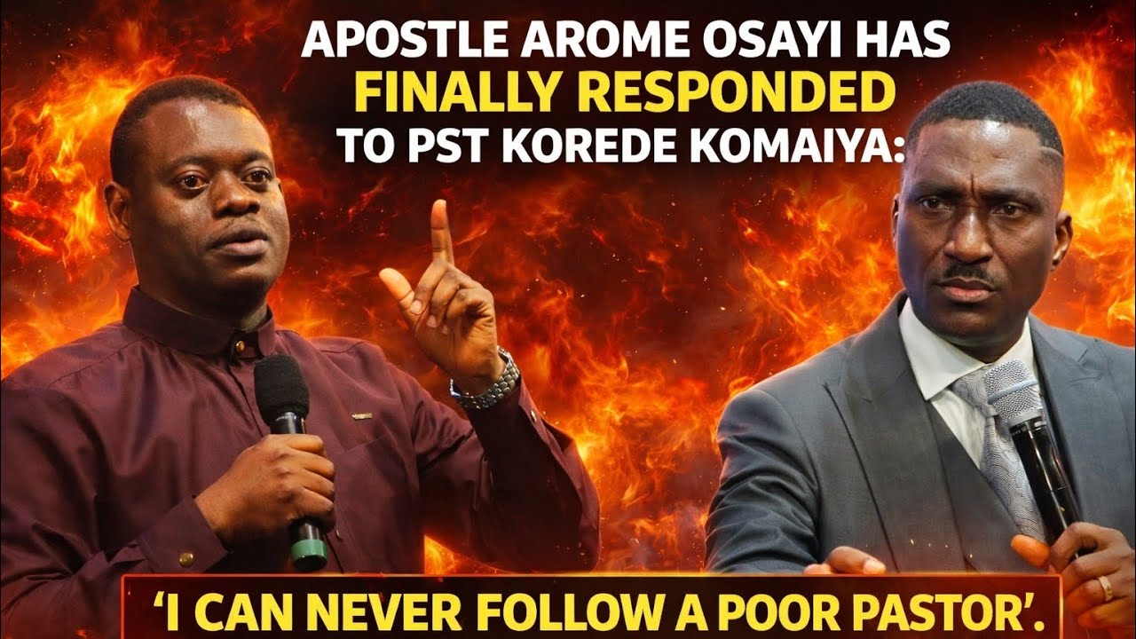APST AROME HAS FINALLY RESPONDED TO PST KOREDE KOMAIYA FOR SAYING 
