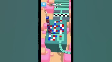 Gameplay top mobile games Relaxing n satisfying game iOS/ANDROID Stacky Dash  #shorts Level 3028