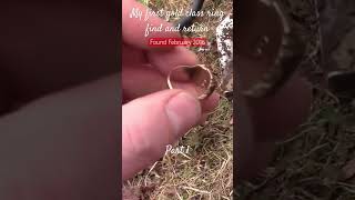 My first gold class ring find & return from 2016. Part 1 #metaldetecting #ringreturn