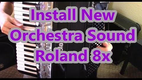 ~Roland FR 8x accordion, How To Install New Sounds, Dale Mathis