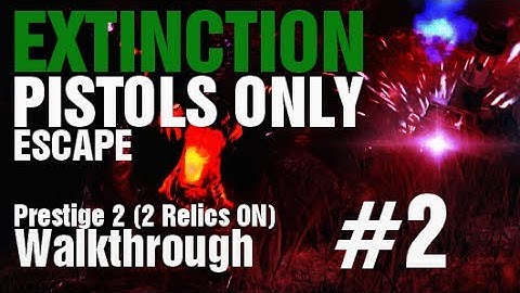 Extinction PISTOLS ONLY Walkthrough Part 2 "Sprinter" - Call of Duty Ghosts Point of Contact