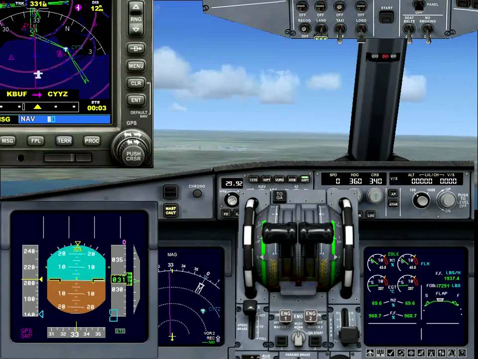 FSX Landing Tutorial (Manual) - YouTube