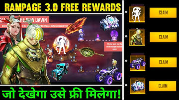 FF NEW EVENT - FREE FIRE RAMPAGE NEW DOWN EVENT | FREE FIRE NEW EVENT | RAMPAGE 3.0 FREE FIRE