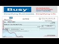 How To Cheque Printing in Busy Accounting Software