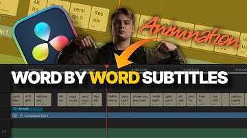 How to Make Word by Word Subtitles in DaVinci Resolve