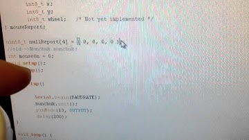 Arduino Nunchuk Mouse - USB HID