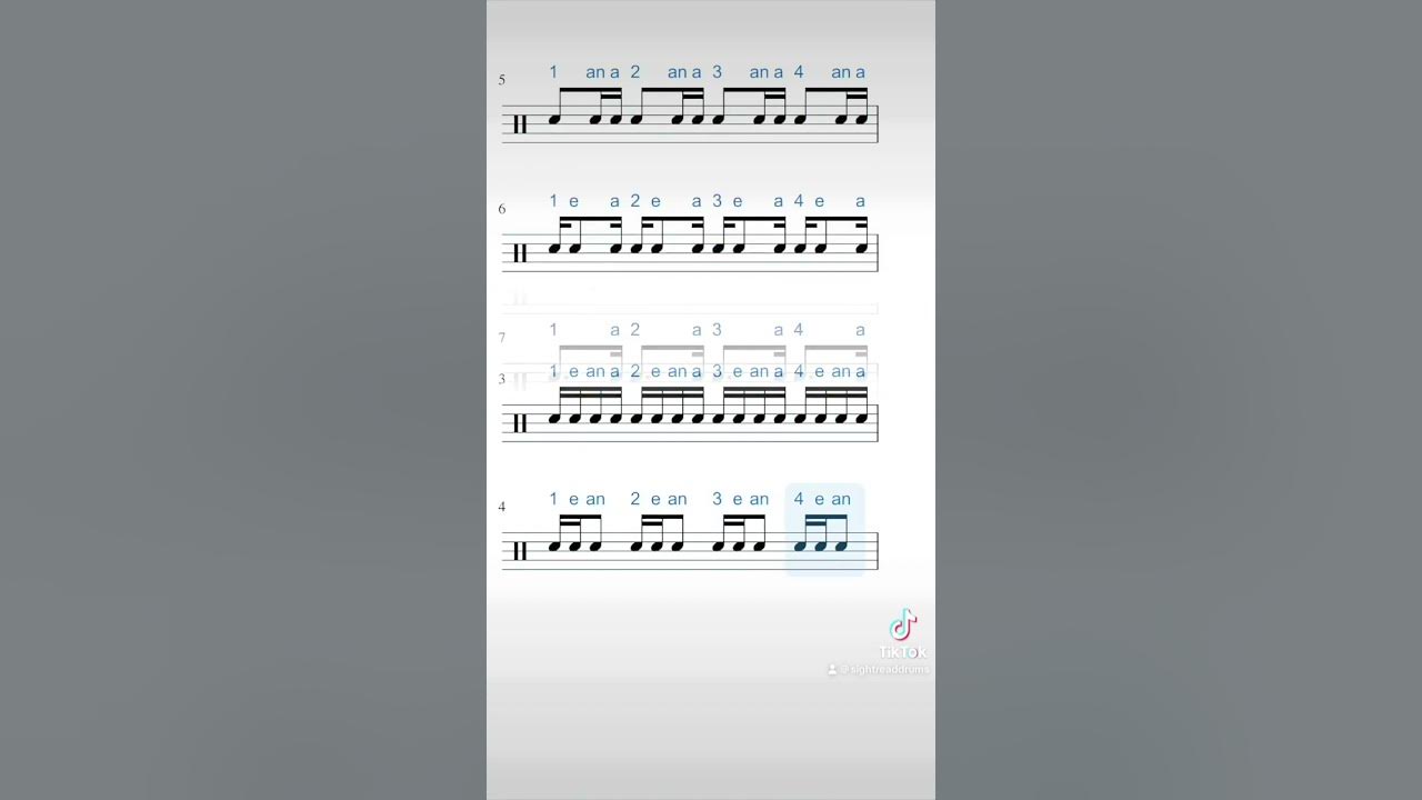 Basic rhythms with counting π΅ Basic rhythms with counting π΅