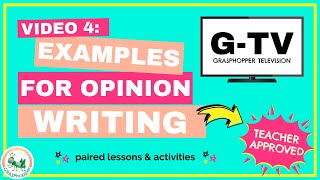 Writing Examples for an Opinion Essay for Kids | Video 4 | 4th Grade