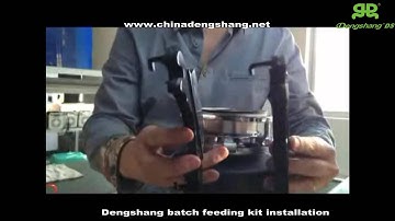 food waste disposer batch feeding kit for kitchen garbage disposal