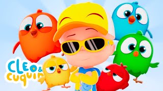 Hello, Hello Yellow Chick 🐤 Nursery Rhymes by Cleo and Cuquin 🎶 Children Songs