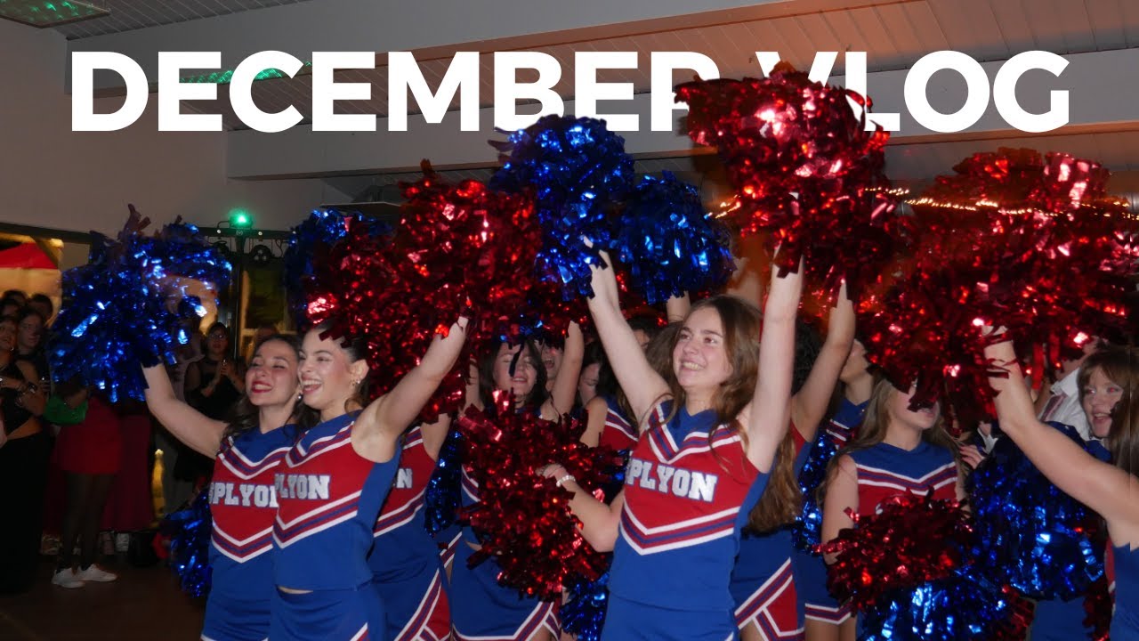 december vlog (nouvel an, gala d'hiver, fête des lumières...)
