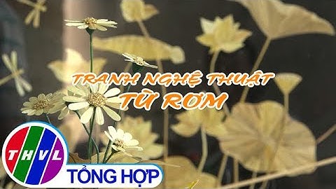 Tranh nghệ thuật từ rơm