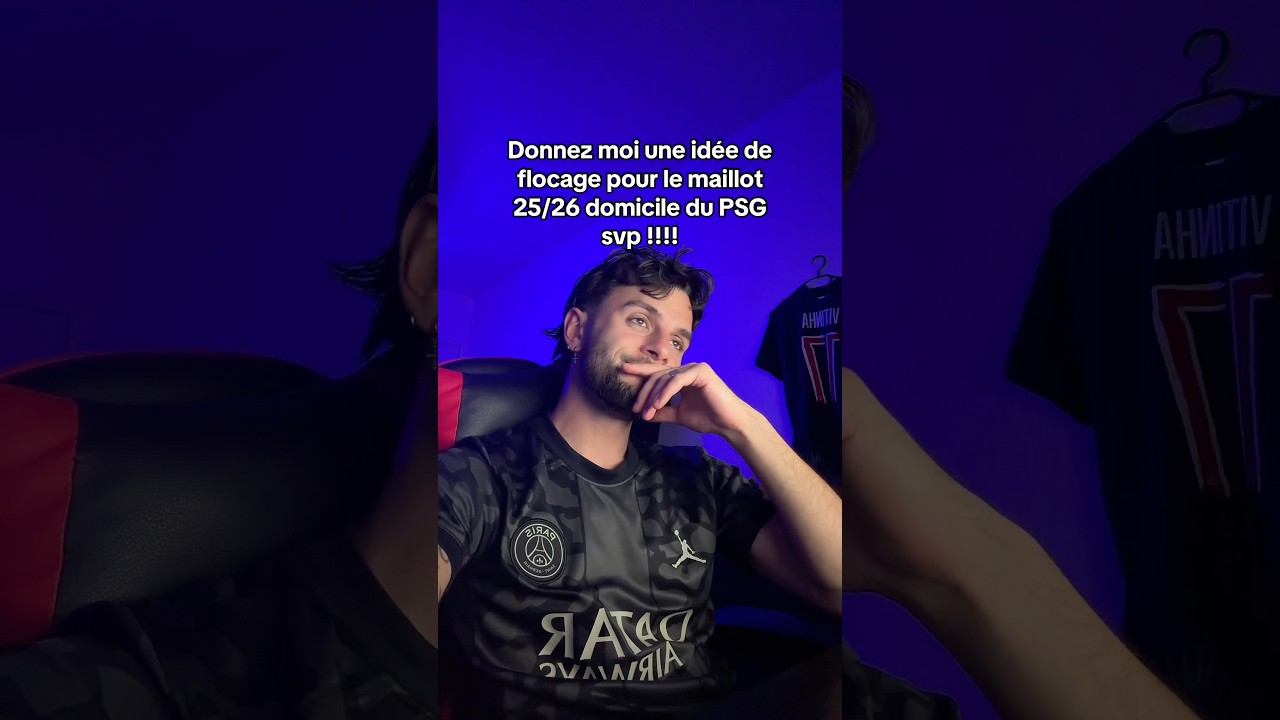 LE MEILLEUR FLOCAGE DE MAILLOT DE 2025 !⭐️⚽️ 