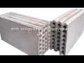 CLC  hollowcore interlocking panels for walls