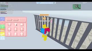 trolling the prison guard with a dance glitch until she lets me out