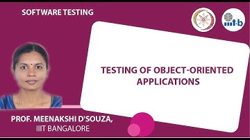 Testing of Object-Oriented Applications