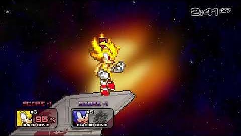 SSF2 Mods: Cool Super Sonic and Custom Super Shadow (Super op!)