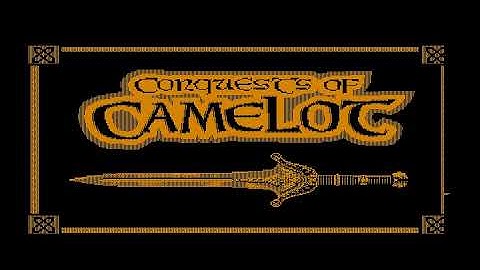 Conquest of Camelot - SCI Engine - Hercules Monochrome Version - Sierra Online