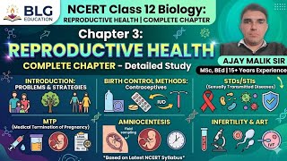 Class 12 Biology Chapter 3: Reproductive Health One Shot | NCERT Hindi | BLG Education