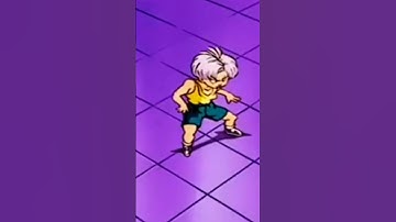 kid trunks turns super saiyan for a first time #dbz #kidtrunks