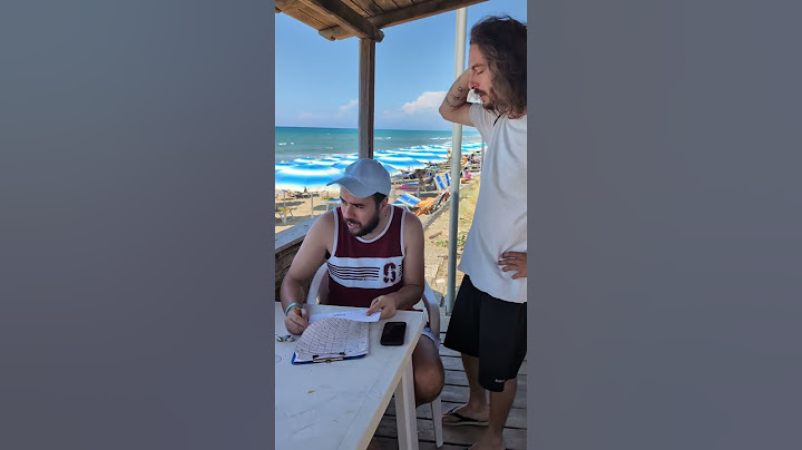 Ombrellone in prima fila