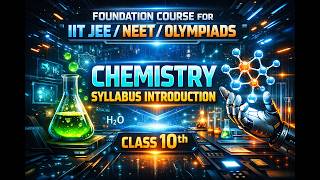 Foundation Course for IIT JEE / NEET / Olympiads | Chemistry Syllabus Introduction | Class 10