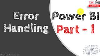 How to Solve - 5 arguments were passed instead of 2 and 4 - Power BI Error Handling - TAIK18 (18-1)