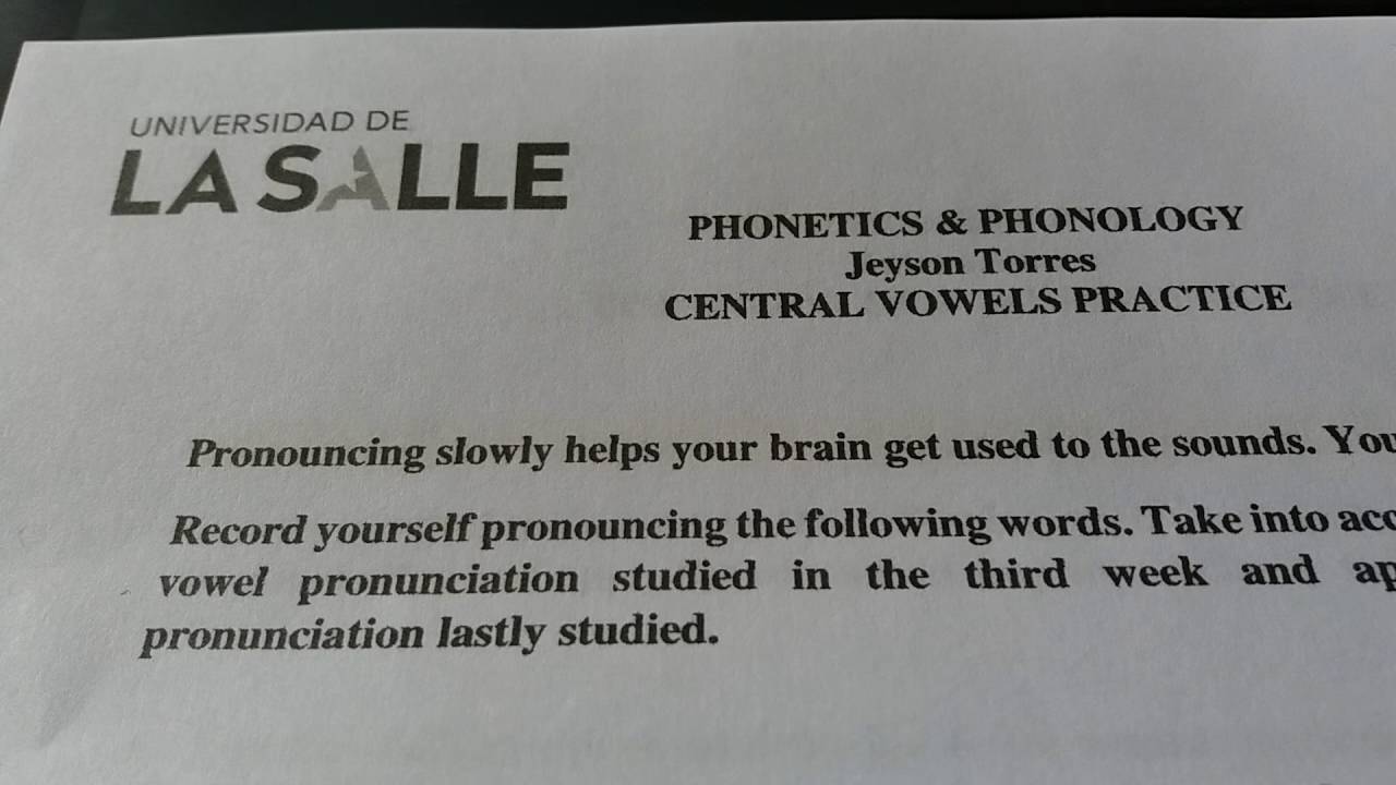 Central Vowels practice - Pronunciation of the phonemes: /ə/, /ʌ/, /ɜ ...