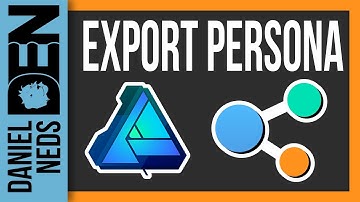 How to Use the Export Persona in Affinity Designer!