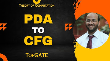 PDA to CFG conversion | PDA and CFG Equivalence | Pushdown Automata | Automata Theory | TOC