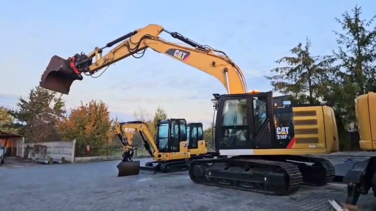 SOLD KARYŚ - MASZYNY - CAT Caterpillar 316F 2018r.