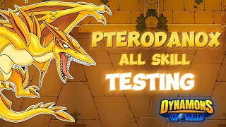 PTERODANOX All Skills || Dynamons world