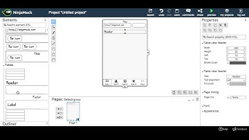 How to make wireframes using automatic control positioning in NinjaMock