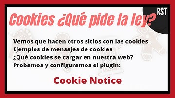 🍪 Plugin Wordpress Cookie Notice GDPR 🍪 | Requisitos de la LEY 📒 | Ejemplos Prácticos ✅