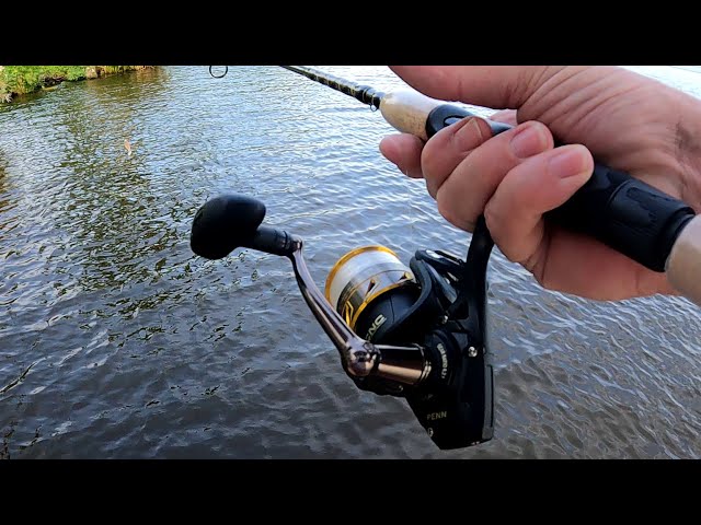 Johnny Morris Platinum Signature spinning reel combo. 