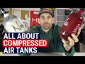 Compressed air tanks best sizes weights shots and more