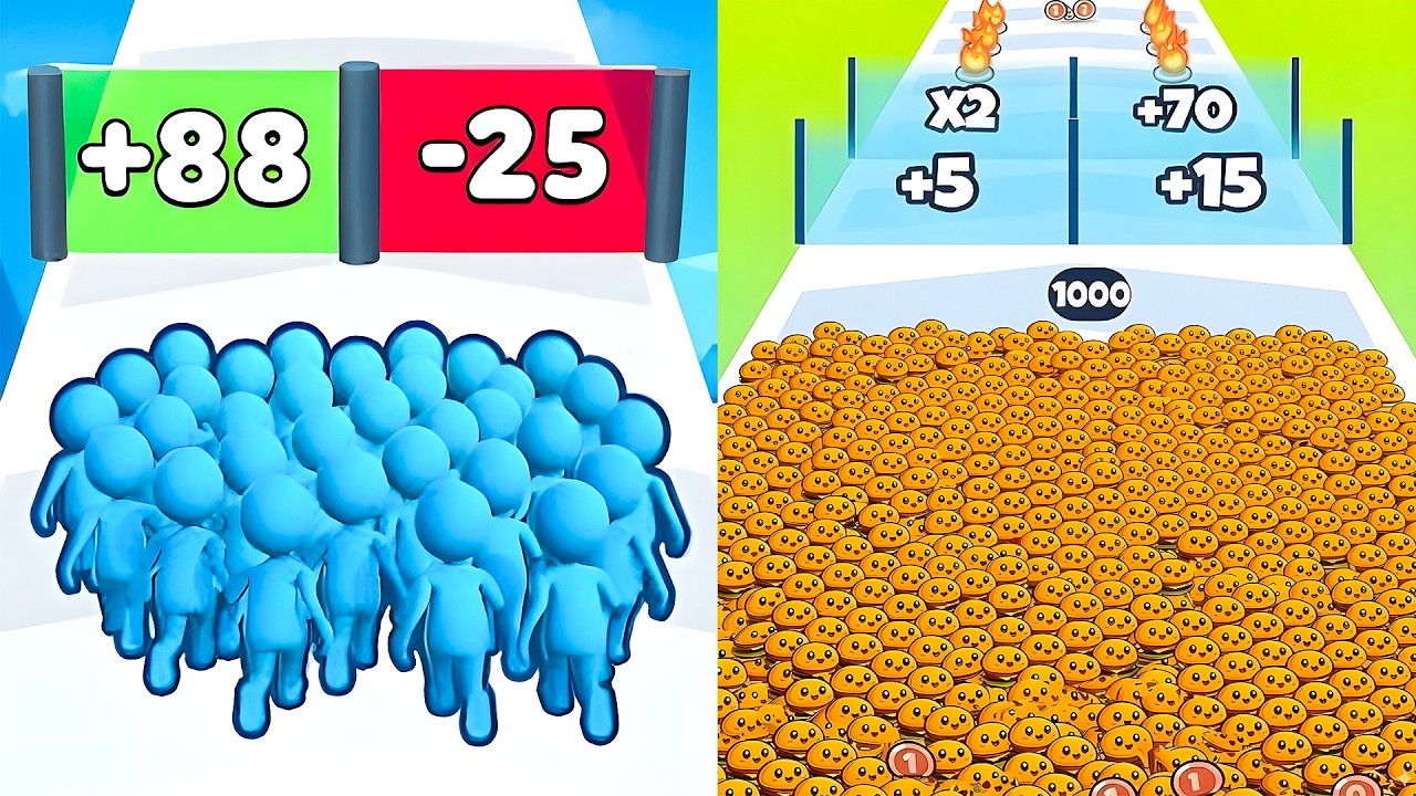 Food Run vs Count Master 🔥 MAX LEVELS UNLOCKED (2026 Update)