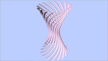 Curved Spiral Hyperboloid